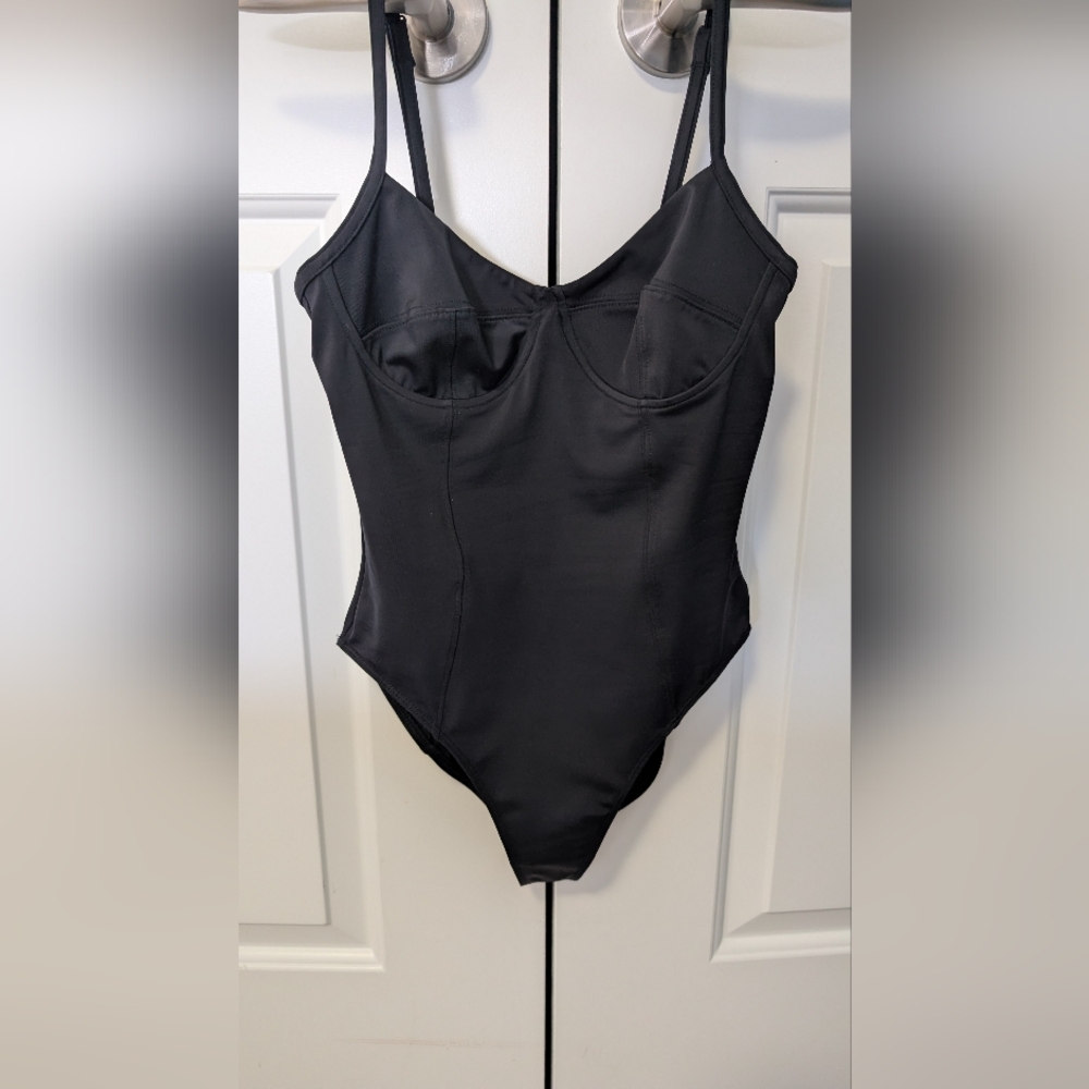 TNA Black bustier Bodysuit
